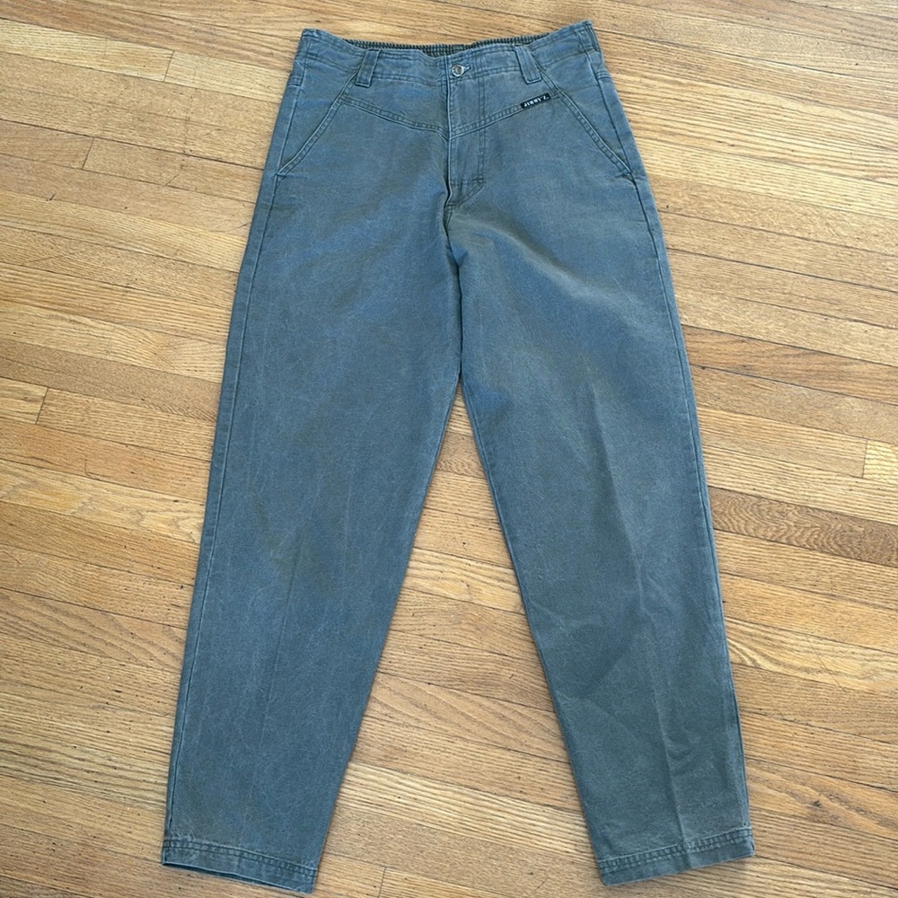 Vintage Jimmy’z pants Green women’s Medium Skate Surf Retro 90s Elastic waist